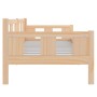 Solid pine wood sofa bed 90x200 cm by vidaXL, Beds and slatted bases - Ref: Foro24-820267, Price: 106,99 €, Discount: %