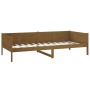 Honey brown solid pine wood sofa bed 90x190 cm by vidaXL, Beds and slatted bases - Ref: Foro24-820250, Price: 144,70 €, Disco...