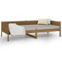 Sofá cama de madera maciza de pino marrón miel 90x190 cm de vidaXL, Camas y somieres - Ref: Foro24-820250, Precio: 144,70 €, ...