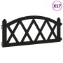 Garden edging 17 units PP black 10 m by vidaXL, Garden edging and edging - Ref: Foro24-318297, Price: 39,66 €, Discount: %