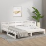 Removable sofa bed solid white pine wood 2x(90x190) cm by vidaXL, Beds and slatted bases - Ref: Foro24-820323, Price: 175,03 ...