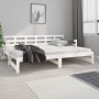 Removable sofa bed solid white pine wood 2x(80x200) cm by vidaXL, Beds and slatted bases - Ref: Foro24-820378, Price: 187,49 ...