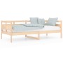 Solid pine wood sofa bed 90x200 cm by vidaXL, Beds and slatted bases - Ref: Foro24-820297, Price: 93,99 €, Discount: %