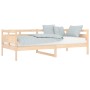 Solid pine wood sofa bed 90x200 cm by vidaXL, Beds and slatted bases - Ref: Foro24-820297, Price: 93,99 €, Discount: %