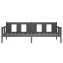 Gray solid pine wood sofa bed 80x200 cm by vidaXL, Beds and slatted bases - Ref: Foro24-820274, Price: 106,59 €, Discount: %