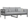 Schlafsofa aus massivem, grauem Kiefernholz, 90 x 200 cm von vidaXL, Betten und Lattenroste - Ref: Foro24-820299, Preis: 116,...