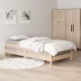 Stapelbares Bett aus massivem Kiefernholz, 75 x 190 cm von vidaXL, Betten und Lattenroste - Ref: Foro24-820407, Preis: 101,93...