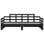 Removable sofa bed solid black pine wood 2x(80x200) cm by vidaXL, Beds and slatted bases - Ref: Foro24-820351, Price: 180,99 ...