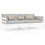 Solid white pine wood sofa bed 90x190 cm by vidaXL, Beds and slatted bases - Ref: Foro24-820368, Price: 111,99 €, Discount: %