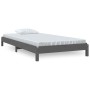 Cama apilable de madera pino maciza gris 90x190 cm de vidaXL, Camas y somieres - Ref: Foro24-820404, Precio: 109,20 €, Descue...