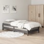 Cama apilable de madera pino maciza gris 90x190 cm de vidaXL, Camas y somieres - Ref: Foro24-820404, Precio: 109,20 €, Descue...