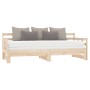 Sofá cama extraíble madera maciza de pino 2x(90x200) cm de vidaXL, Camas y somieres - Ref: Foro24-820372, Precio: 189,51 €, D...