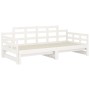 Removable sofa bed solid white pine wood 2x(80x200) cm by vidaXL, Beds and slatted bases - Ref: Foro24-820348, Price: 180,80 ...