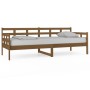 Sofá cama madera maciza de pino marrón miel 80x200 cm de vidaXL, Camas y somieres - Ref: Foro24-820365, Precio: 106,89 €, Des...