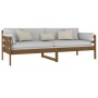 Honey brown solid pine wood sofa bed 80x200 cm by vidaXL, Beds and slatted bases - Ref: Foro24-820365, Price: 106,89 €, Disco...