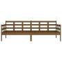 Honey brown solid pine wood sofa bed 80x200 cm by vidaXL, Beds and slatted bases - Ref: Foro24-820365, Price: 106,89 €, Disco...