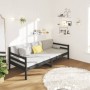 Sofá cama madera maciza de pino negro 90x190 cm de vidaXL, Camas y somieres - Ref: Foro24-814643, Precio: 120,83 €, Descuento: %