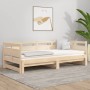 Sofá cama extraíble madera maciza de pino 2x(90x200) cm de vidaXL, Camas y somieres - Ref: Foro24-820312, Precio: 156,83 €, D...