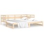 Sofá cama extraíble madera maciza de pino 2x(90x200) cm de vidaXL, Camas y somieres - Ref: Foro24-820312, Precio: 156,83 €, D...