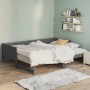 Removable sofa bed solid gray pine wood 2x(80x200) cm by vidaXL, Beds and slatted bases - Ref: Foro24-820259, Price: 175,99 €...