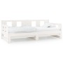 Removable sofa bed solid white pine wood 2x(80x200) cm by vidaXL, Beds and slatted bases - Ref: Foro24-820288, Price: 181,11 ...