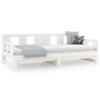 Removable sofa bed solid white pine wood 2x(80x200) cm by vidaXL, Beds and slatted bases - Ref: Foro24-820288, Price: 181,11 ...