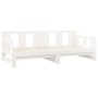 Removable sofa bed solid white pine wood 2x(80x200) cm by vidaXL, Beds and slatted bases - Ref: Foro24-820288, Price: 181,11 ...