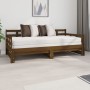 Sofá cama extraíble madera maciza pino marrón miel 2x(90x190)cm de vidaXL, Camas y somieres - Ref: Foro24-820385, Precio: 167...