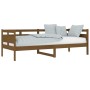 Sofá cama madera maciza de pino marrón miel 80x200 cm de vidaXL, Camas y somieres - Ref: Foro24-820305, Precio: 112,99 €, Des...