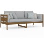 Sofá cama madera maciza de pino marrón miel 80x200 cm de vidaXL, Camas y somieres - Ref: Foro24-820305, Precio: 112,99 €, Des...