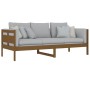 Sofá cama madera maciza de pino marrón miel 80x200 cm de vidaXL, Camas y somieres - Ref: Foro24-820305, Precio: 112,99 €, Des...