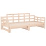 Removable sofa bed solid pine wood 2x(90x200) cm by vidaXL, Beds and slatted bases - Ref: Foro24-820342, Price: 138,98 €, Dis...