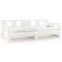 Removable sofa bed solid white pine wood 2x(90x190) cm by vidaXL, Beds and slatted bases - Ref: Foro24-820293, Price: 184,04 ...