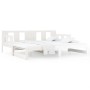 Removable sofa bed solid white pine wood 2x(90x190) cm by vidaXL, Beds and slatted bases - Ref: Foro24-820293, Price: 184,04 ...