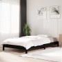 Black solid pine wood stackable bed 80x200 cm by vidaXL, Beds and slatted bases - Ref: Foro24-820401, Price: 120,99 €, Discou...