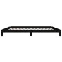 Black solid pine wood stackable bed 80x200 cm by vidaXL, Beds and slatted bases - Ref: Foro24-820401, Price: 120,99 €, Discou...