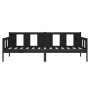 Solid black pine wood sofa bed 80x200 cm by vidaXL, Beds and slatted bases - Ref: Foro24-820276, Price: 113,62 €, Discount: %