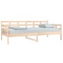 Solid pine wood sofa bed 90x190 cm by vidaXL, Beds and slatted bases - Ref: Foro24-820367, Price: 103,39 €, Discount: %