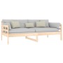 Solid pine wood sofa bed 90x190 cm by vidaXL, Beds and slatted bases - Ref: Foro24-820367, Price: 103,39 €, Discount: %