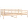 Solid pine wood sofa bed 90x190 cm by vidaXL, Beds and slatted bases - Ref: Foro24-820367, Price: 103,39 €, Discount: %