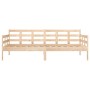 Solid pine wood sofa bed 90x190 cm by vidaXL, Beds and slatted bases - Ref: Foro24-820367, Price: 103,39 €, Discount: %