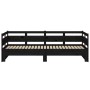 Removable sofa bed solid black pine wood 2x(80x200) cm by vidaXL, Beds and slatted bases - Ref: Foro24-820321, Price: 186,81 ...