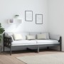 Solid gray pine wood sofa bed 90x200 cm by vidaXL, Beds and slatted bases - Ref: Foro24-820359, Price: 130,32 €, Discount: %