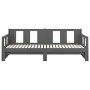 Removable sofa bed solid gray pine wood 2x(80x200) cm by vidaXL, Beds and slatted bases - Ref: Foro24-820289, Price: 182,99 €...