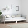 Solid white pine wood sofa bed 90x200 cm by vidaXL, Beds and slatted bases - Ref: Foro24-820358, Price: 130,28 €, Discount: %