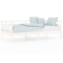 Sofá cama madera maciza de pino blanco 90x190 cm de vidaXL, Camas y somieres - Ref: Foro24-820308, Precio: 109,92 €, Descuent...