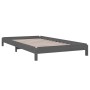 Cama apilable de madera pino maciza gris 90x200 cm de vidaXL, Camas y somieres - Ref: Foro24-820394, Precio: 134,41 €, Descue...