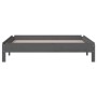 Cama apilable de madera pino maciza gris 90x200 cm de vidaXL, Camas y somieres - Ref: Foro24-820394, Precio: 134,41 €, Descue...