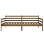 Honey brown solid pine wood sofa bed 90x190 cm by vidaXL, Beds and slatted bases - Ref: Foro24-814642, Price: 120,46 €, Disco...