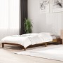 Honey brown solid pine wood stackable bed 90x190 cm by vidaXL, Beds and slatted bases - Ref: Foro24-820405, Price: 109,49 €, ...